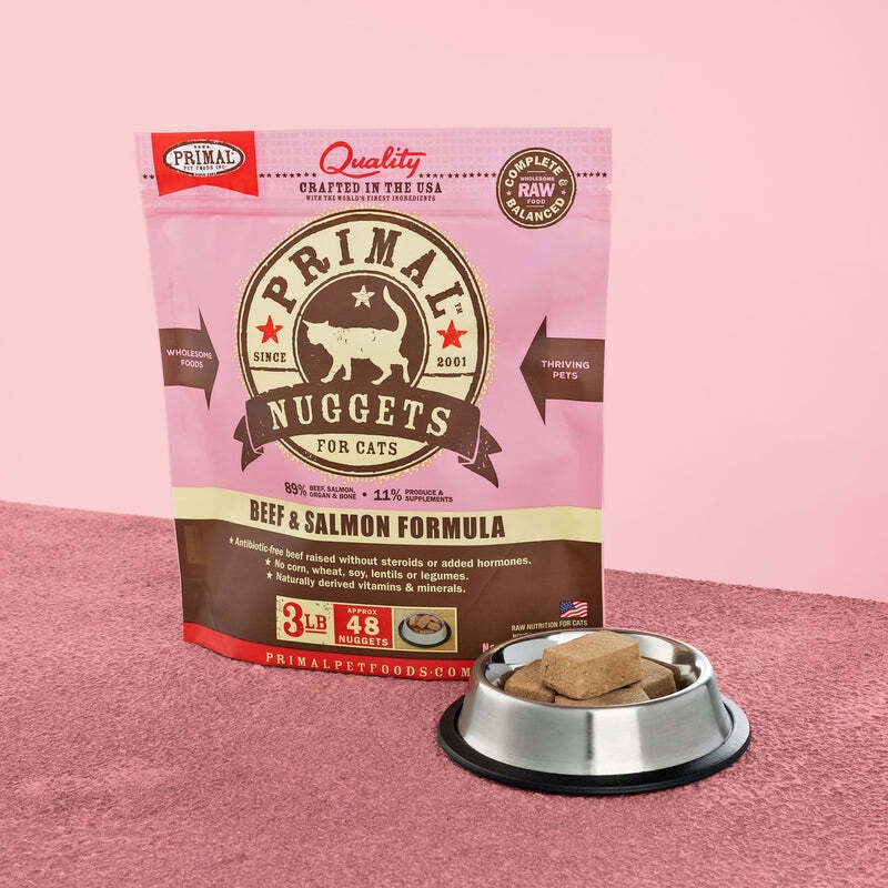 Primal quail cat top food